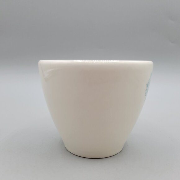 Vintage TST Boutonniere Coffee Cup Auqua Floral Design and Interior - Picture 4 of 6